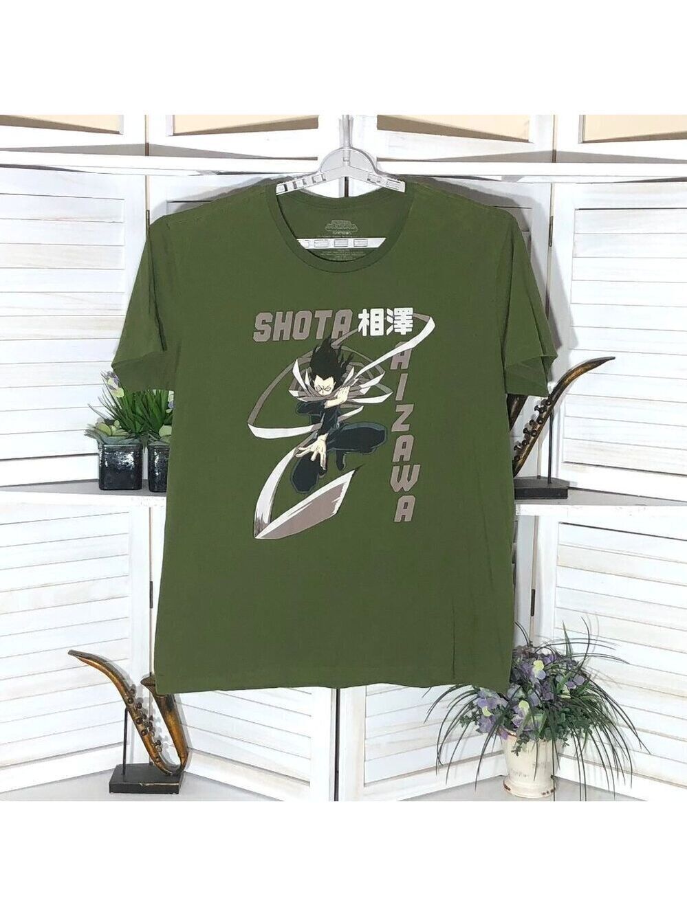 My Hero Academia T-shirt Shota Aizawa Hunter man's cotton anime cartoon graphics